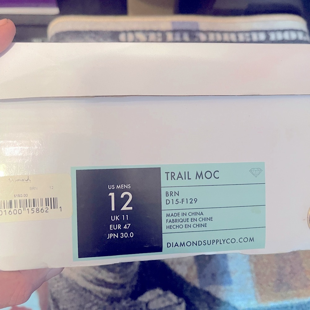 Diamond moccasins